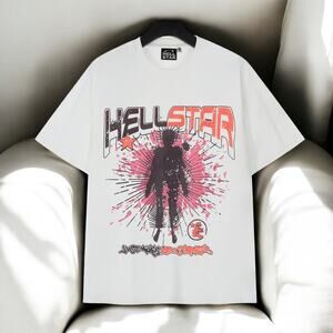 hellstar round neck short sleeve t-shirt